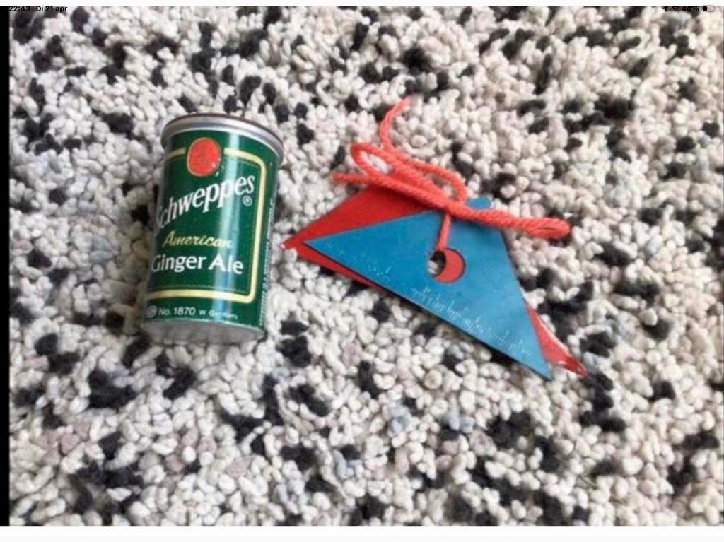 Oud Schweppes puntenslijper/ijzeren Geo Driehoekjes zie info, Ophalen of Verzenden