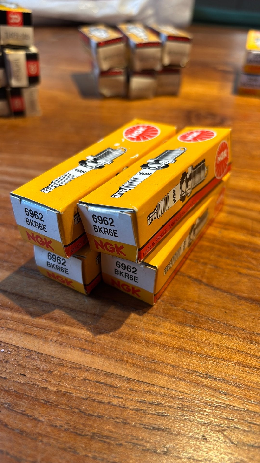4x NGK BKR6E bougies (6962), Auto-onderdelen, Ophalen, Nieuw