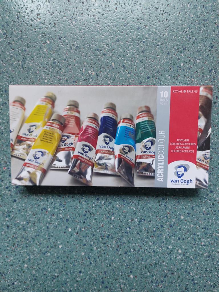 Acrylverf sets met penselen - Nieuw en Zo goed als nieuw, Hobby en Vrije tijd, Schilderen, Nieuw, Acrylverf, Ophalen of Verzenden