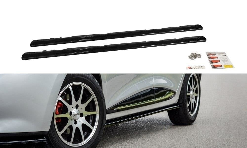 Voorlip achterlip sideskirt spoiler - Renault Clio 4 12-16, Ophalen of Verzenden