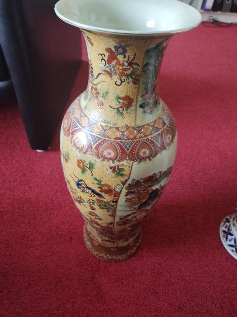 Vaas Satsuma stijl 60 cm, Antiek en Kunst, Ophalen