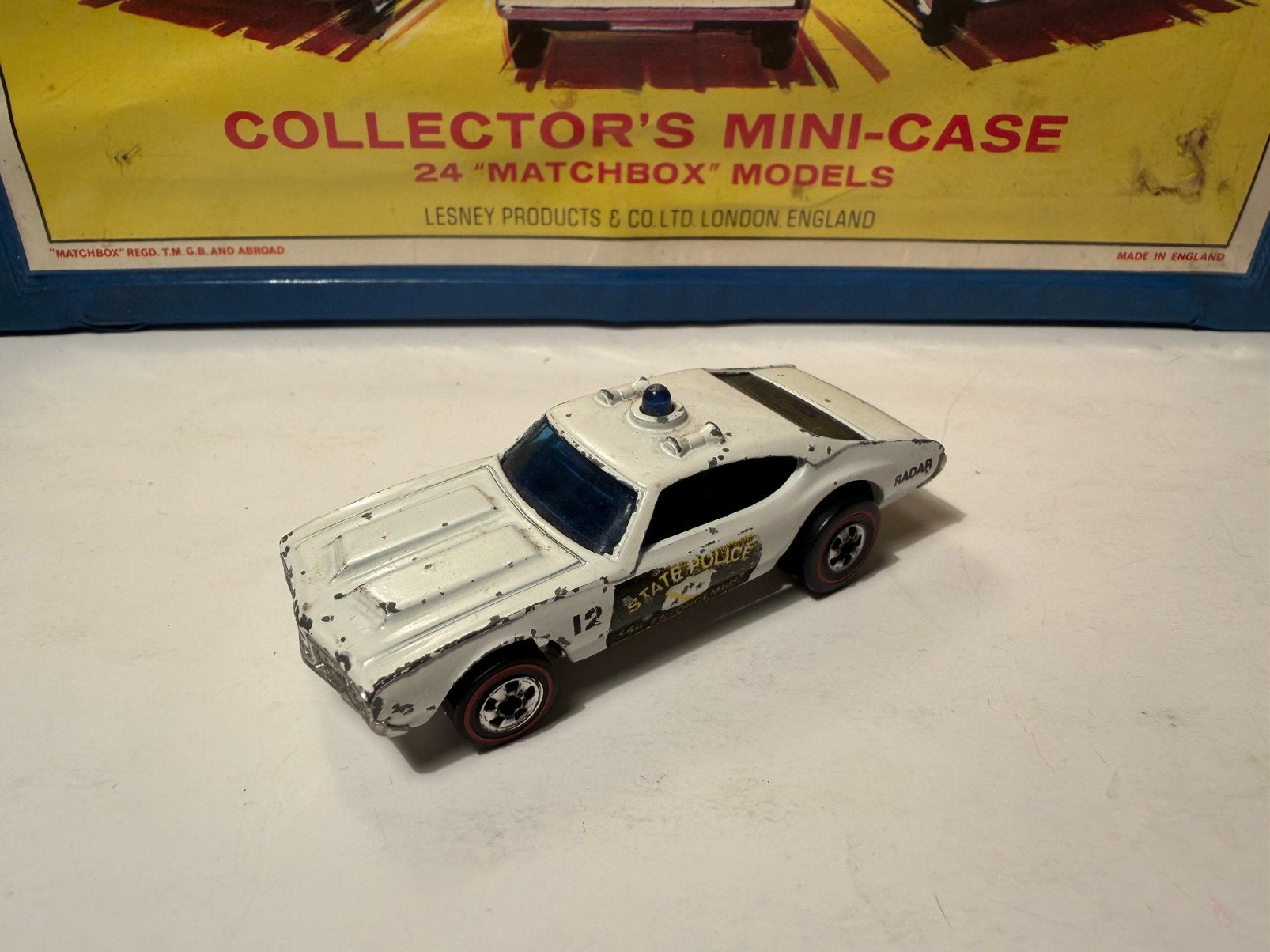 Vintage Hotwheels Redline Police Cruiser Oldsmobile 442, Ophalen of Verzenden, Gebruikt, Auto