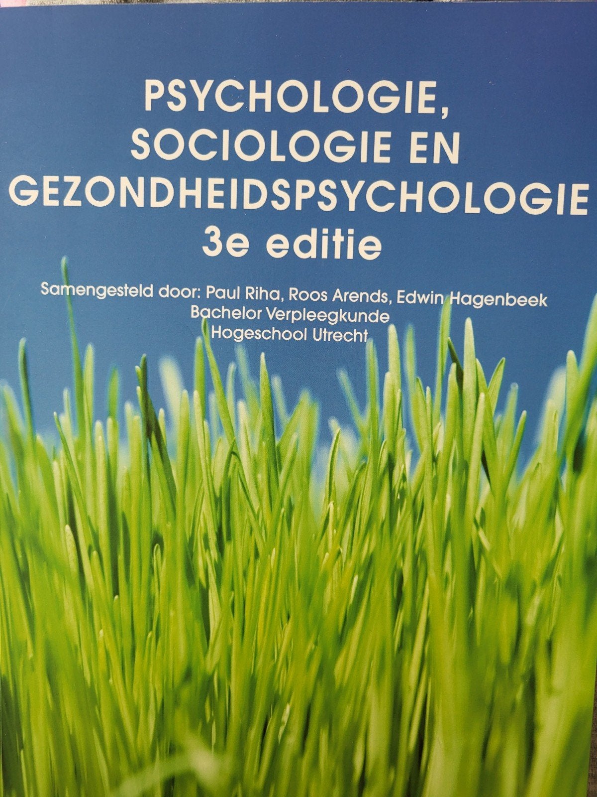 Psychologie, sociologie en gezondheidspsychologie, custom ed, Paul Riha; Roos Arends, Nieuw, Ophalen of Verzenden, Nederlands