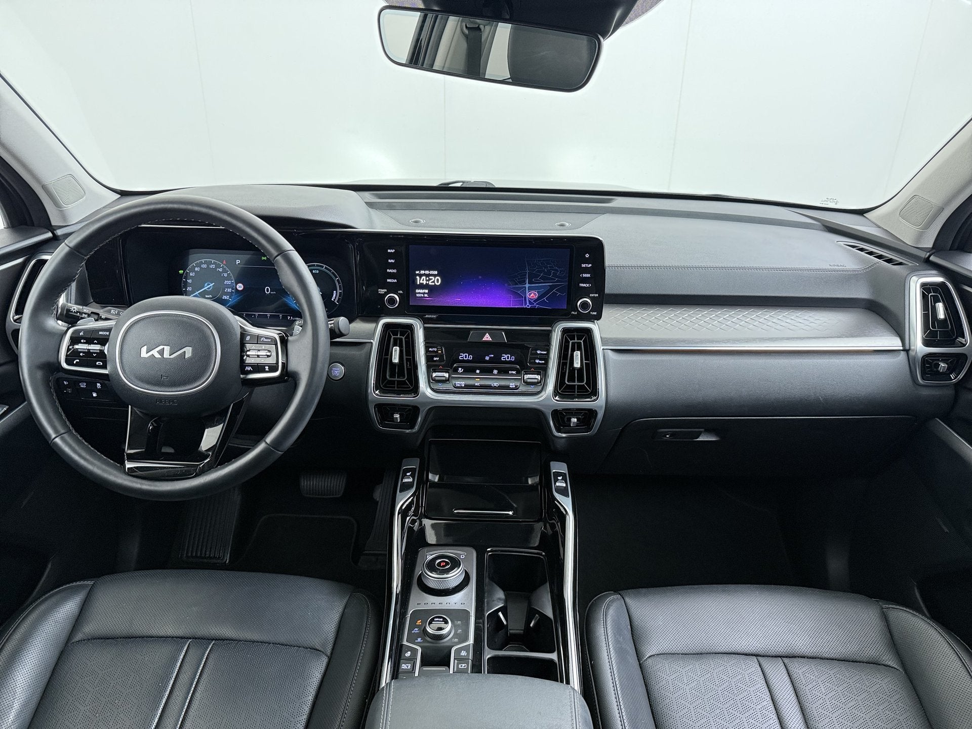 Kia Sorento 1.6T-GDI 265PK 4WD Plugin Hybrid DynamicPlusLine, Gebruikt, 4 cilinders, 7 stoelen, Zwart