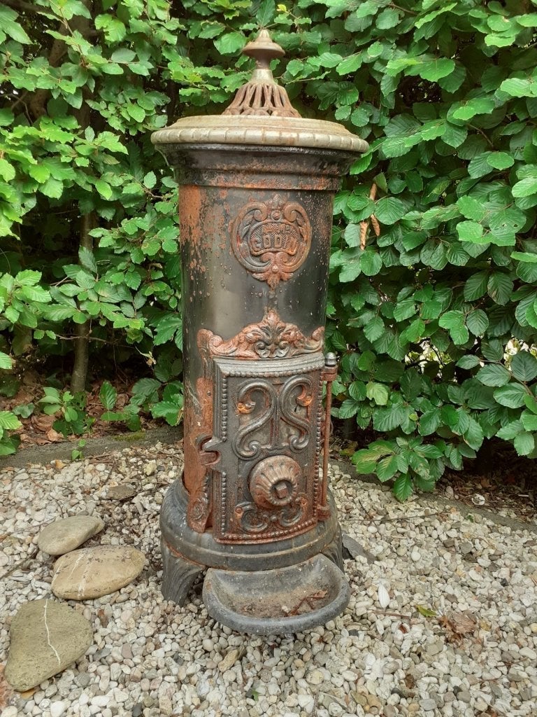 Potkacheltje , voor sier in de tuin, Tuin en Terras, Ophalen, Gebruikt, Metaal, Overige typen