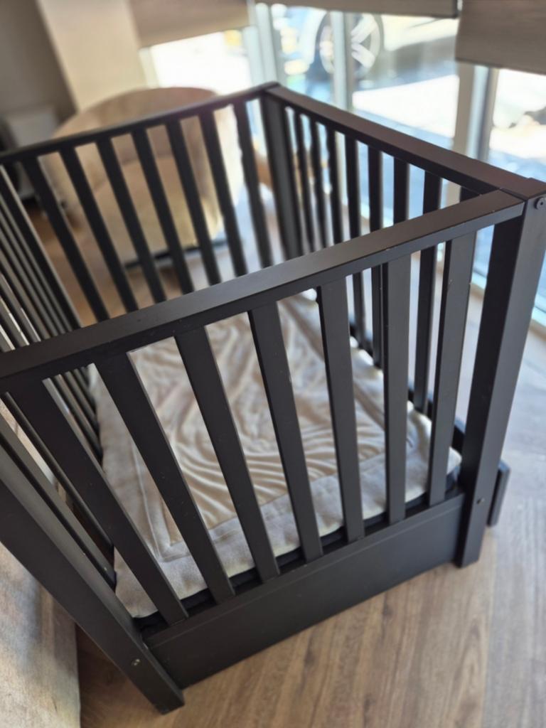 Babybox zwart, Kinderen en Baby's, Boxen, Ophalen of Verzenden, Boxkleed