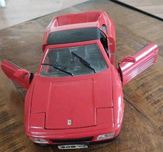 Ferrari 348 TS Shell Schaalmodel 1:24 - Rood, Ophalen of Verzenden, Gebruikt, Auto, Overige merken