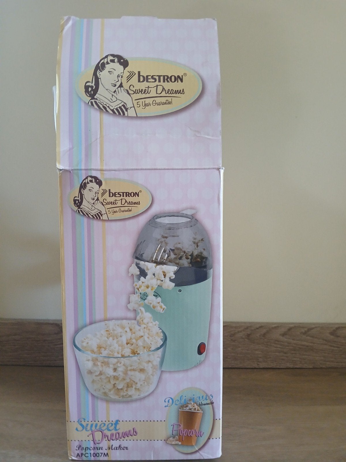 Bestron Sweet Dreams Popcornmachine APC1007M, Witgoed en Apparatuur, Ophalen, Zo goed als nieuw