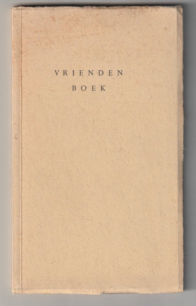Vriendenboek P.W. van der Lugt verzetsgroep Christofoor, Verzenden, Overige soorten, X, Nederland