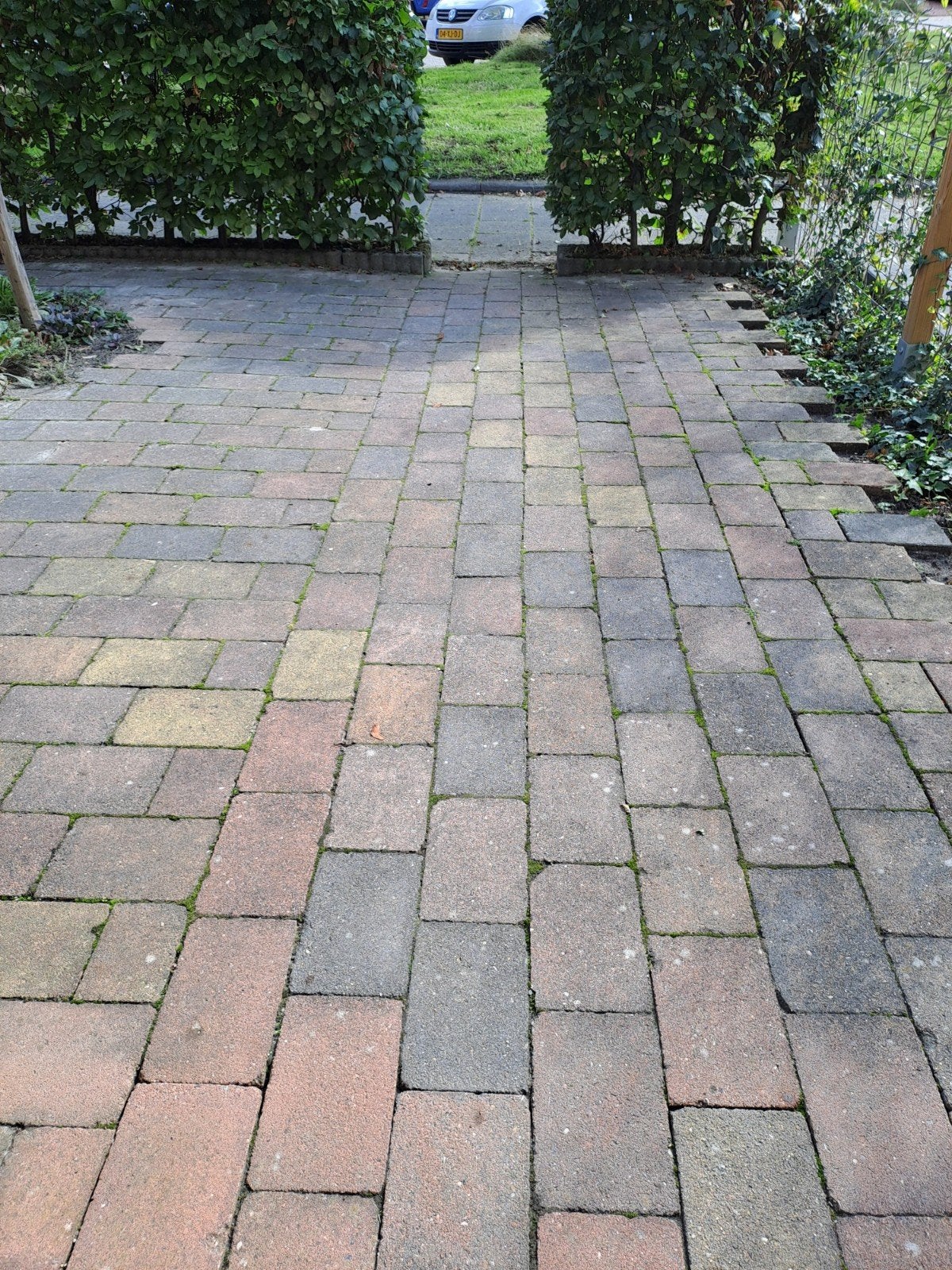 Gratis betonklinkers, Tuin en Terras, Ophalen, Beton, Klinkers