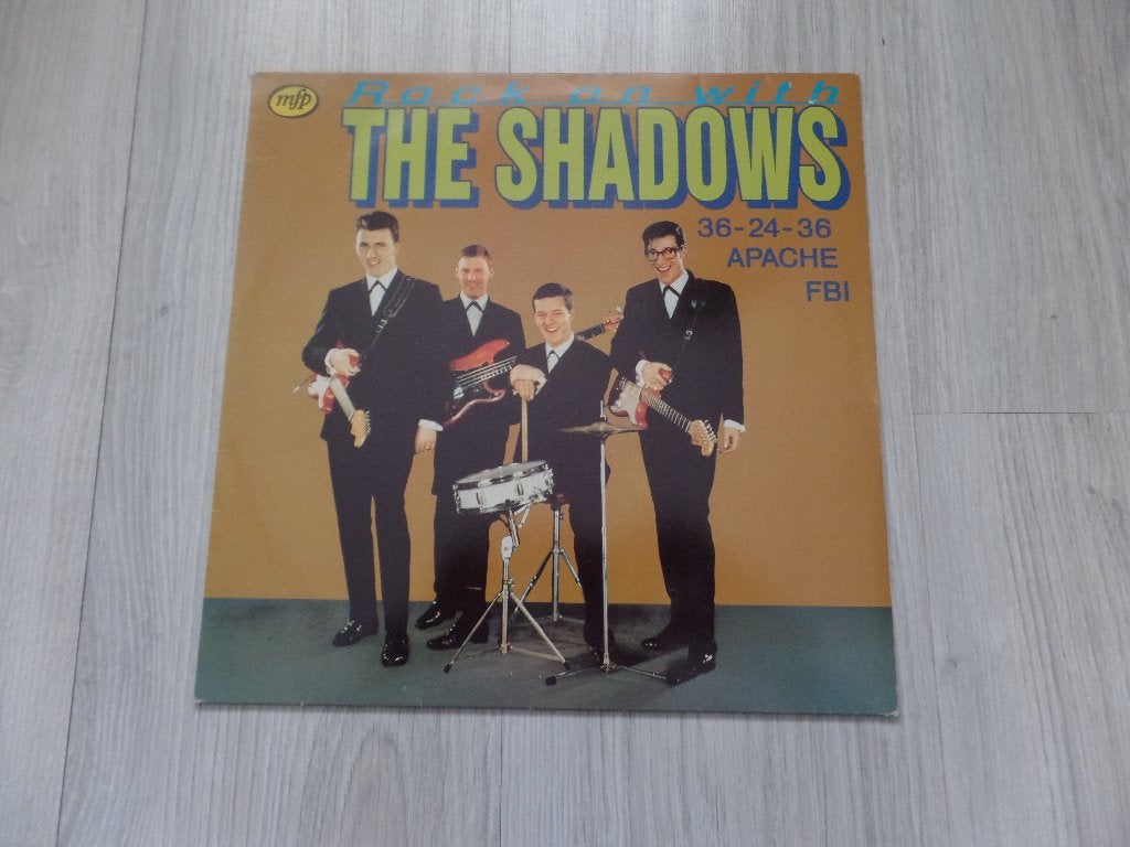 The Shadows - Rock On With The Shadows LP, LP, Gebruikt, Ophalen of Verzenden, 12 inch