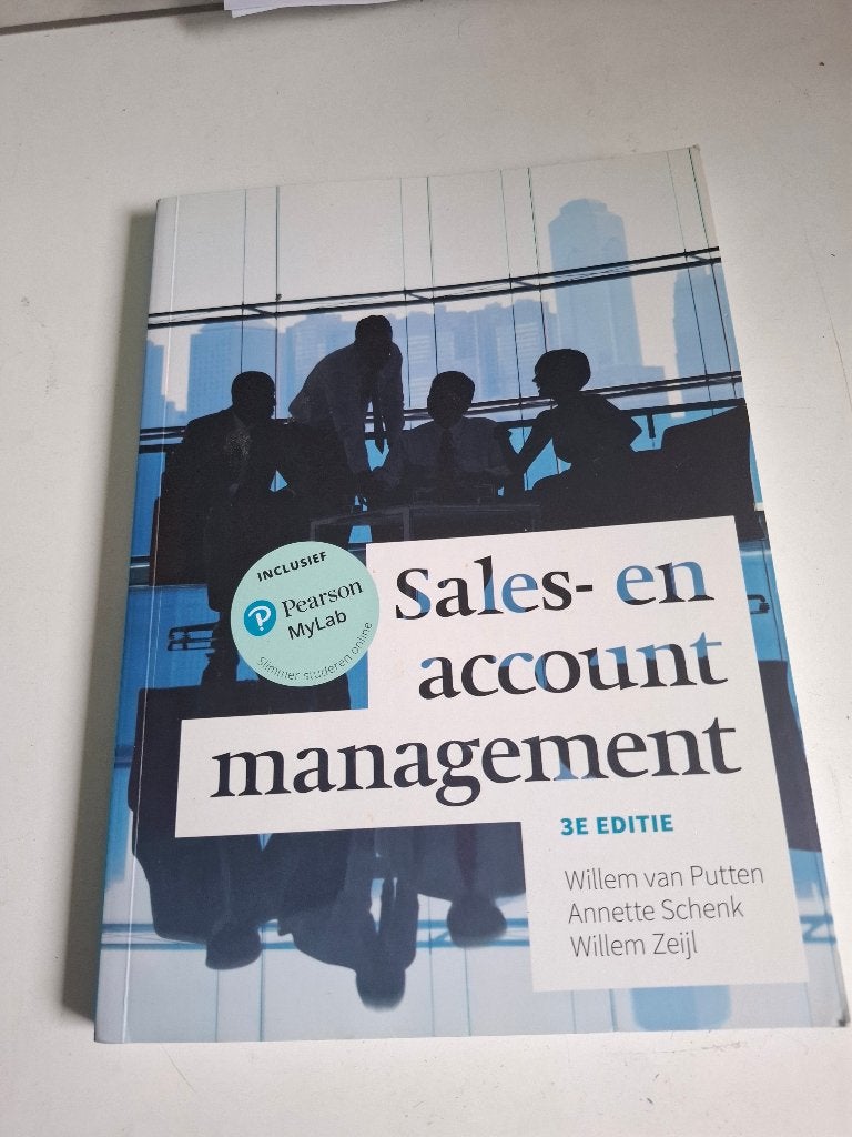 Boek sales- en accountmanagement ISBN 9789043037624, Ophalen of Verzenden, Beta, Zo goed als nieuw, HBO