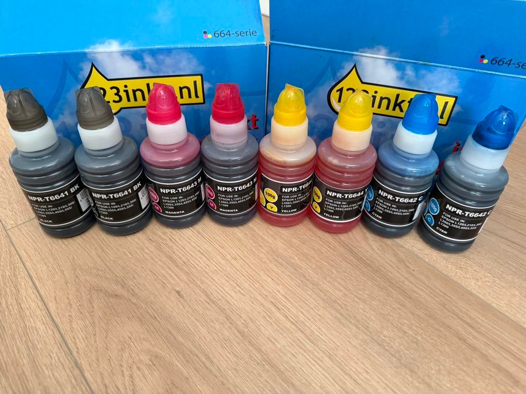 Epson T664 inkt navullingen, Ophalen of Verzenden, Nieuw, Overige typen