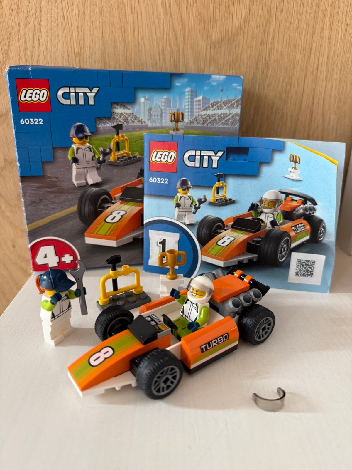 LEGO City - Racewagen - 60322, Ophalen, City, Inclusief instructies, Lego