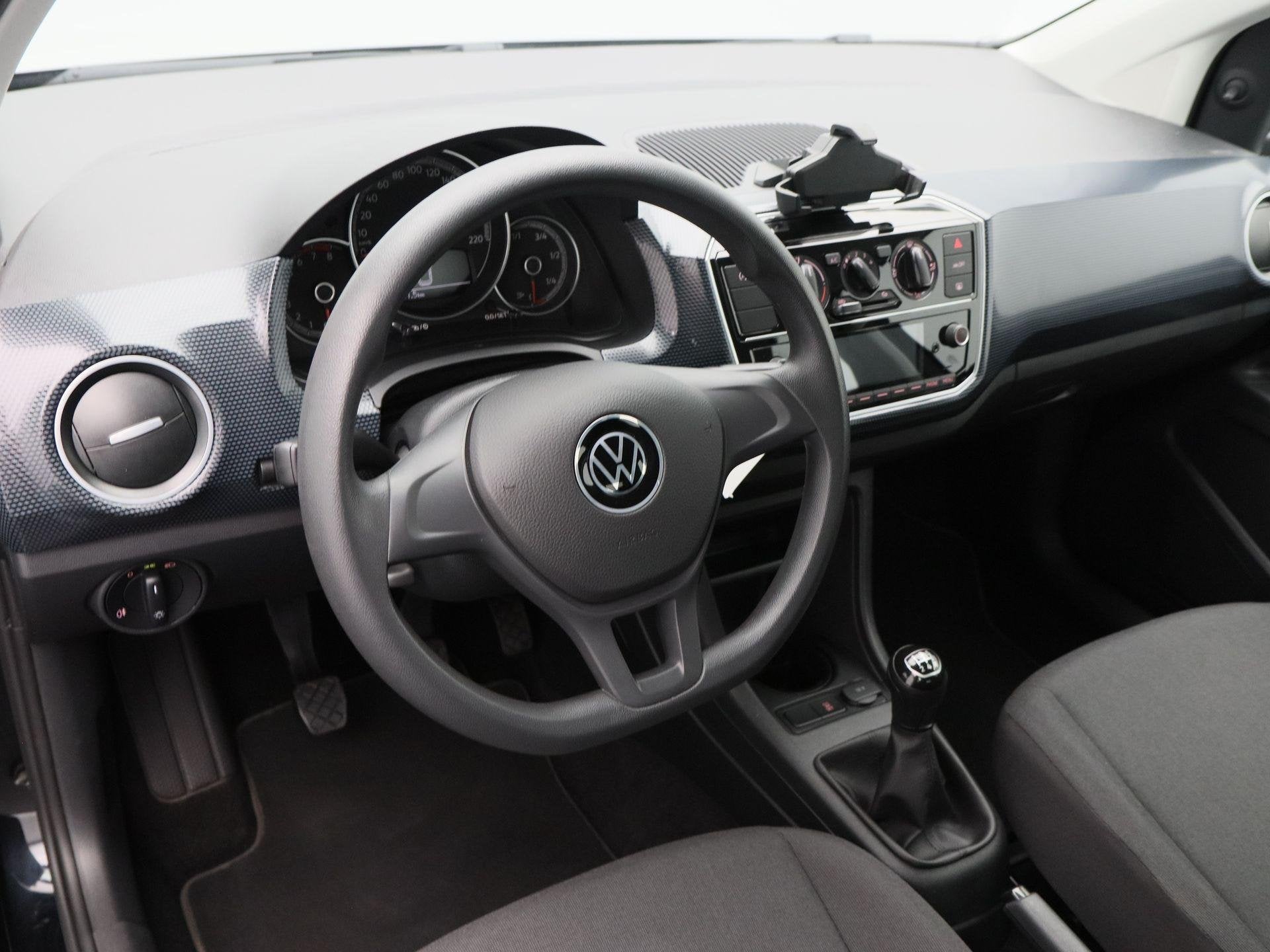 Volkswagen Up! 1.0 5-deurs | Elektrische ramen | Airco | Blu, Stof, Gebruikt, 4 stoelen, Origineel Nederlands