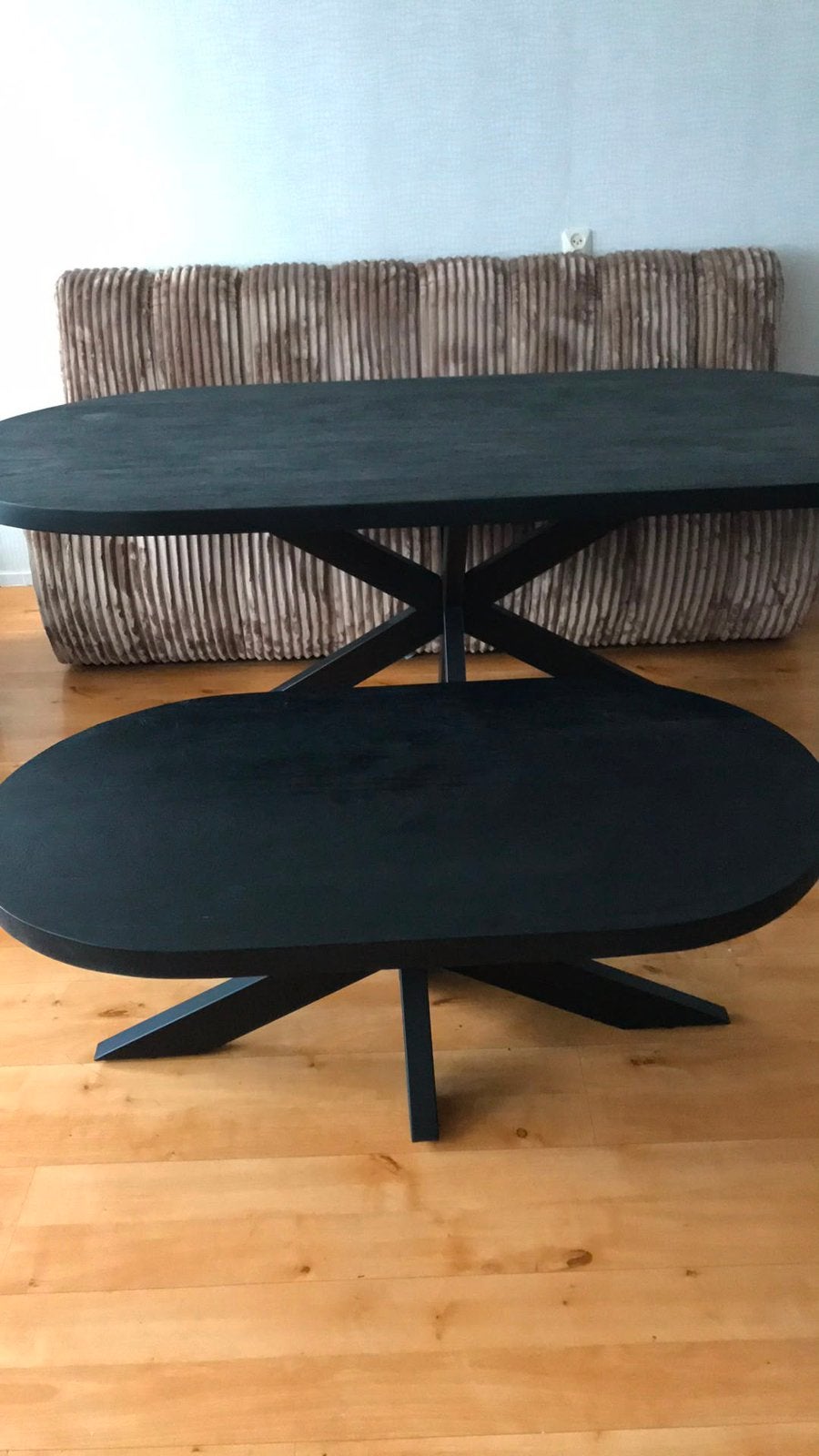 Salon en eettafel, Huis en Inrichting, Tafels | Salontafels, Ophalen, 200 cm of meer, 50 tot 100 cm, Zo goed als nieuw
