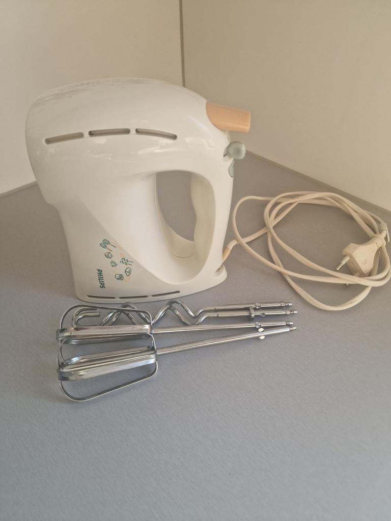 Philips handmixer met gardes, Witgoed en Apparatuur, Keukenmixers, Ophalen, Gebruikt, 3 snelheden of meer
