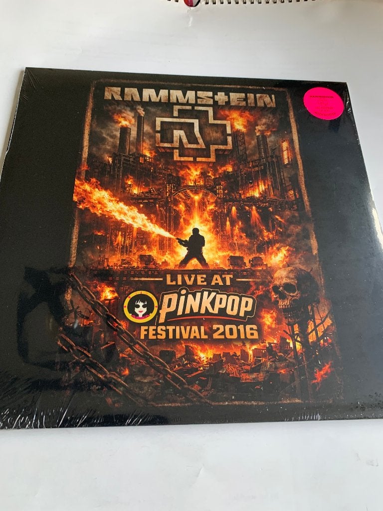Rammstein - Live Pinkpop Festival 2016 ( lp + poster), Ophalen of Verzenden, Zo goed als nieuw, 12 inch, LP