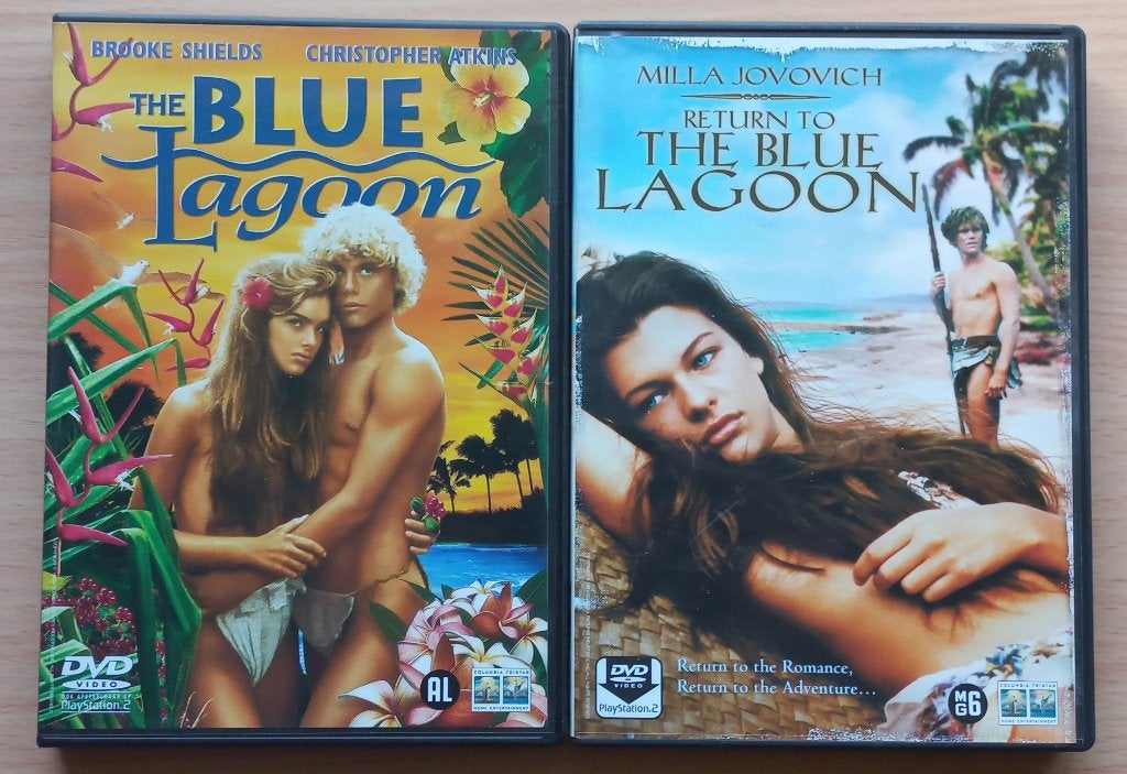The blue lagoon + Return to the blue lagoon, 2dvd set 1 koop, Verzenden, Nederlands, Zo goed als nieuw, Vanaf 6 jaar