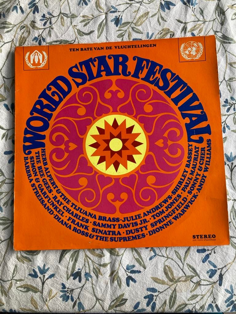 LP - World Star Festival - Diverse Artiesten (UNHCR), Ophalen of Verzenden, Gebruikt, 12 inch