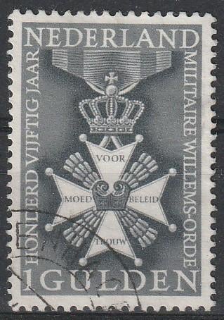 1788. Nederland 839 gest. Willemsorde, Ophalen of Verzenden, Na 1940, Gestempeld
