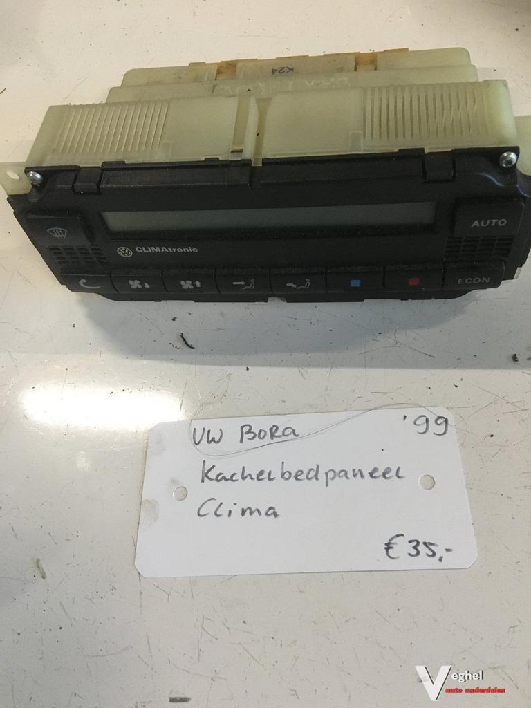 Vw Bora 1.9 Tdi 1999 Kachel bedieningspaneel airco/ clima, Gebruikt, -, -, Ophalen of Verzenden