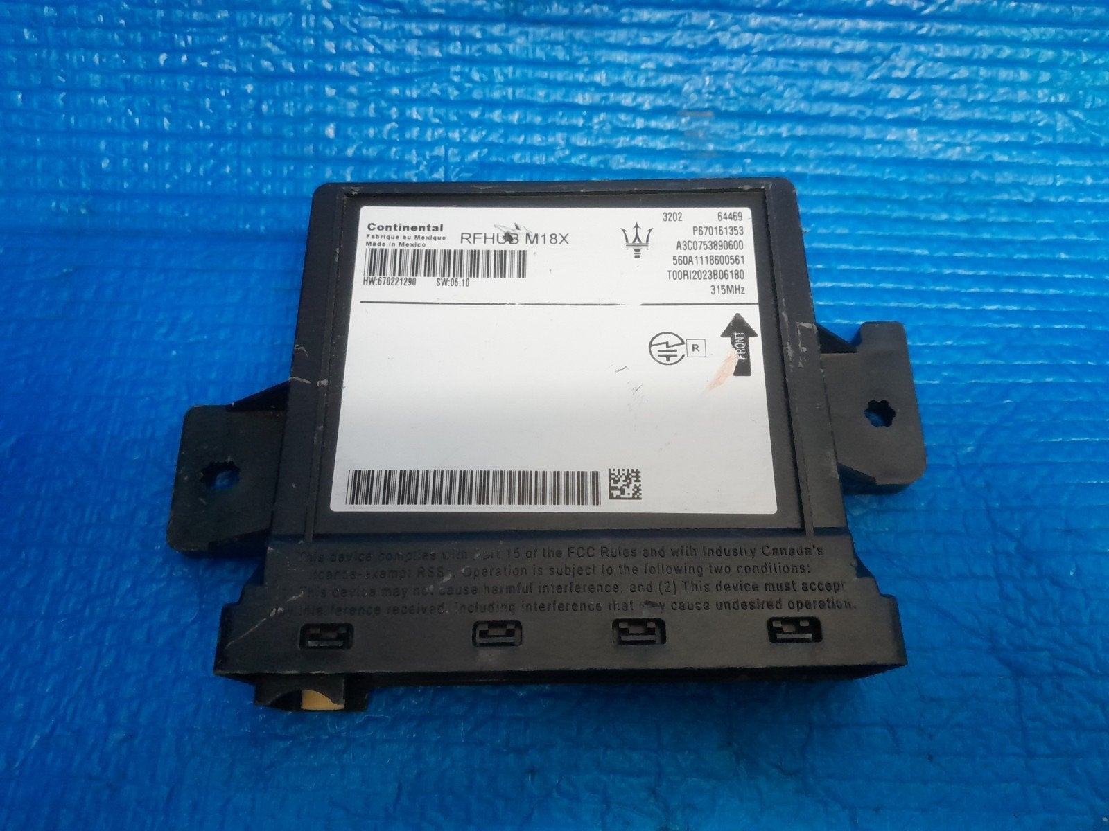 MASERATI GHIBLI QUATTROPORTE ECU RF HUB, Ophalen of Verzenden