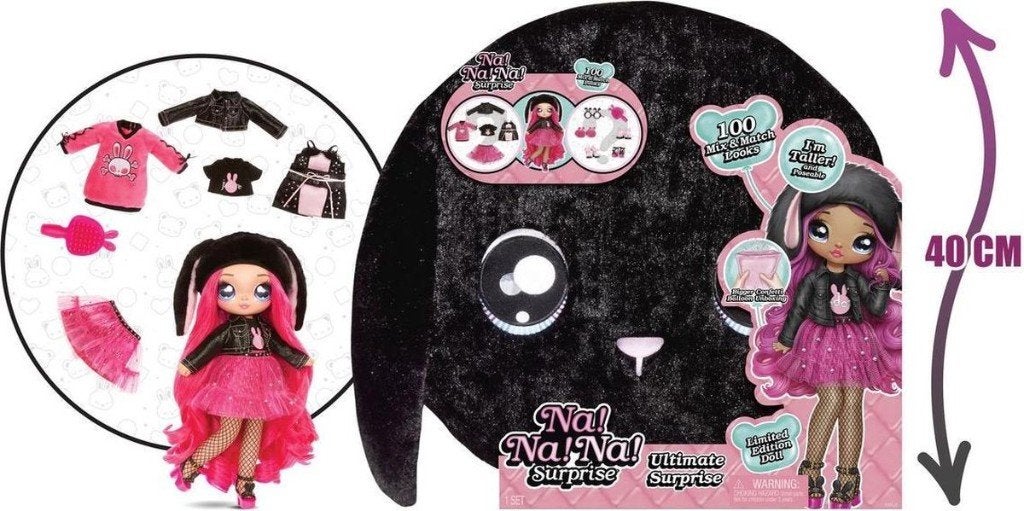 Na! Na! Na! Ultimate Surprise Black Bunny pop - roze zwart, Ophalen of Verzenden, Zo goed als nieuw, Overige typen