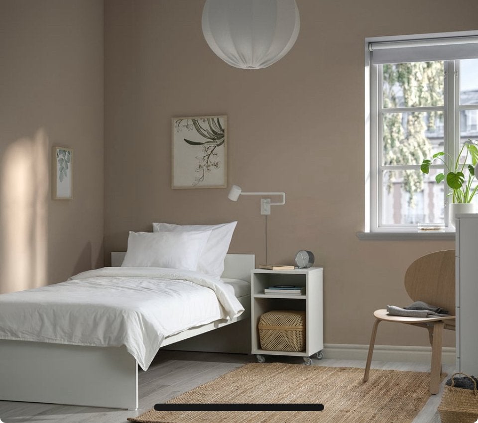 1 persoons bed 90 x 200 incl. Matras en topper, Huis en Inrichting, Slaapkamer | Complete slaapkamers, Ophalen, Zo goed als nieuw