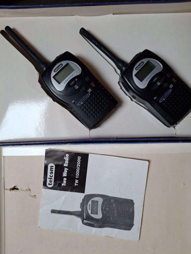 Set Telcom TW1000 portofoons, Telcom@info.com, Thailand, Ophalen of Verzenden, Zo goed als nieuw