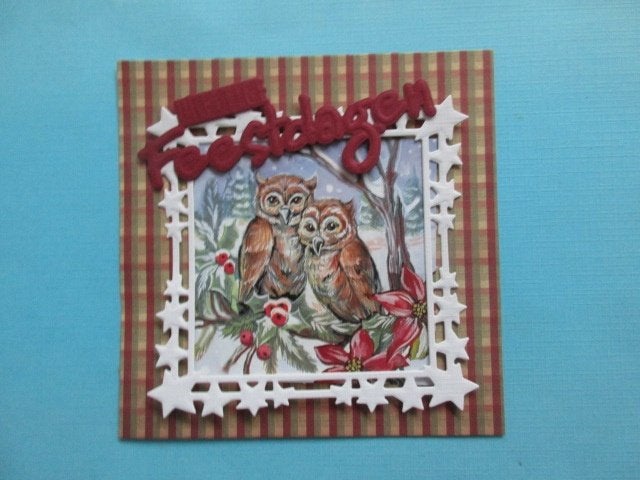 121 KERST opleg setje / uilen, Verzenden, Nieuw, Kerst, Overige typen