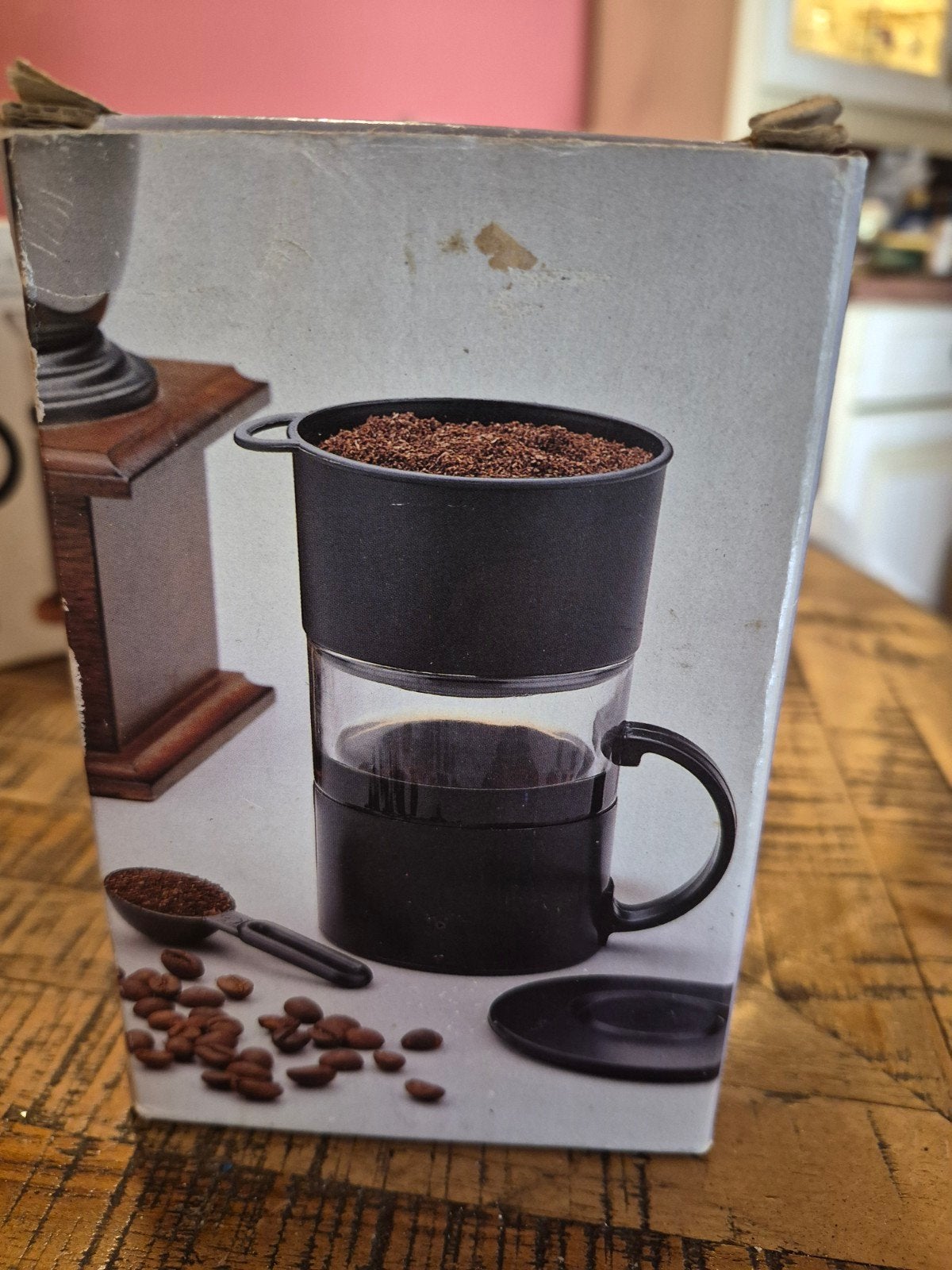 Enjoy Koffiekop met filter - Nieuw in doos, Overige typen, Nieuw, Ophalen of Verzenden, Zwart