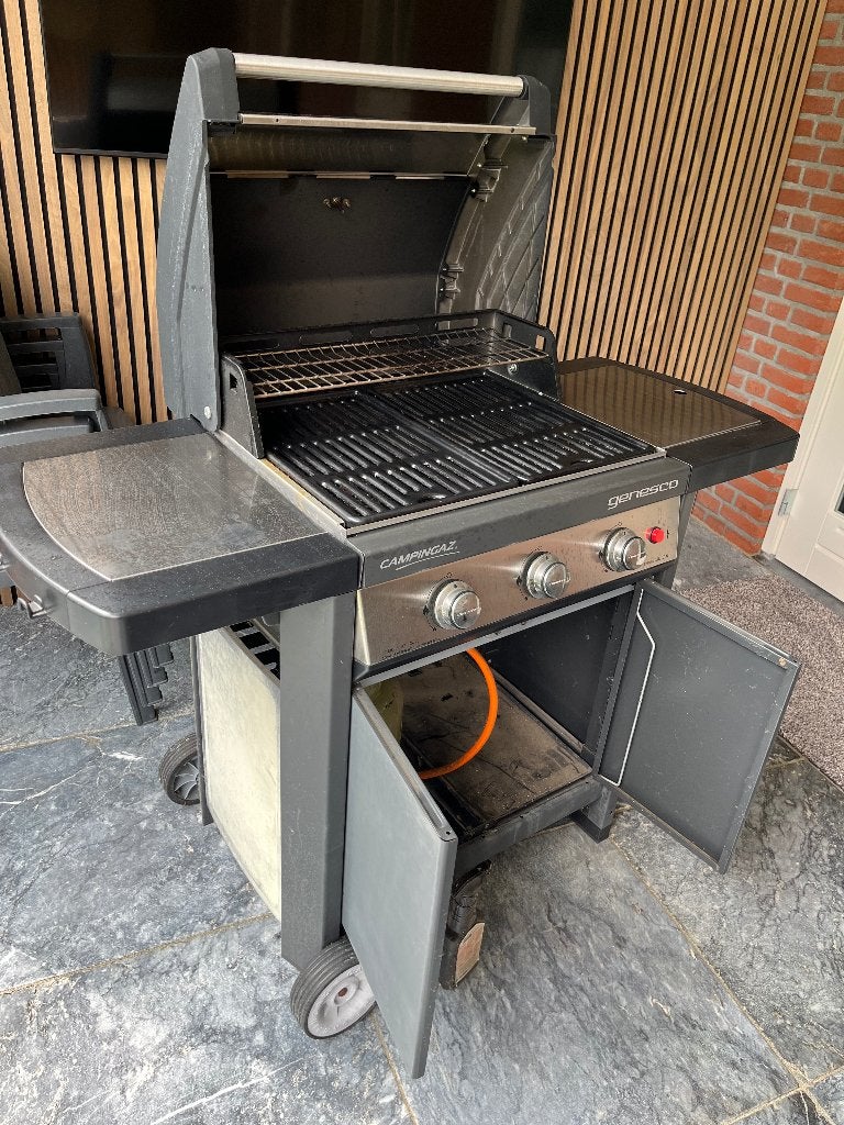Te koop gasbarbeque, Tuin en Terras, Ophalen, Gebruikt, Campingaz