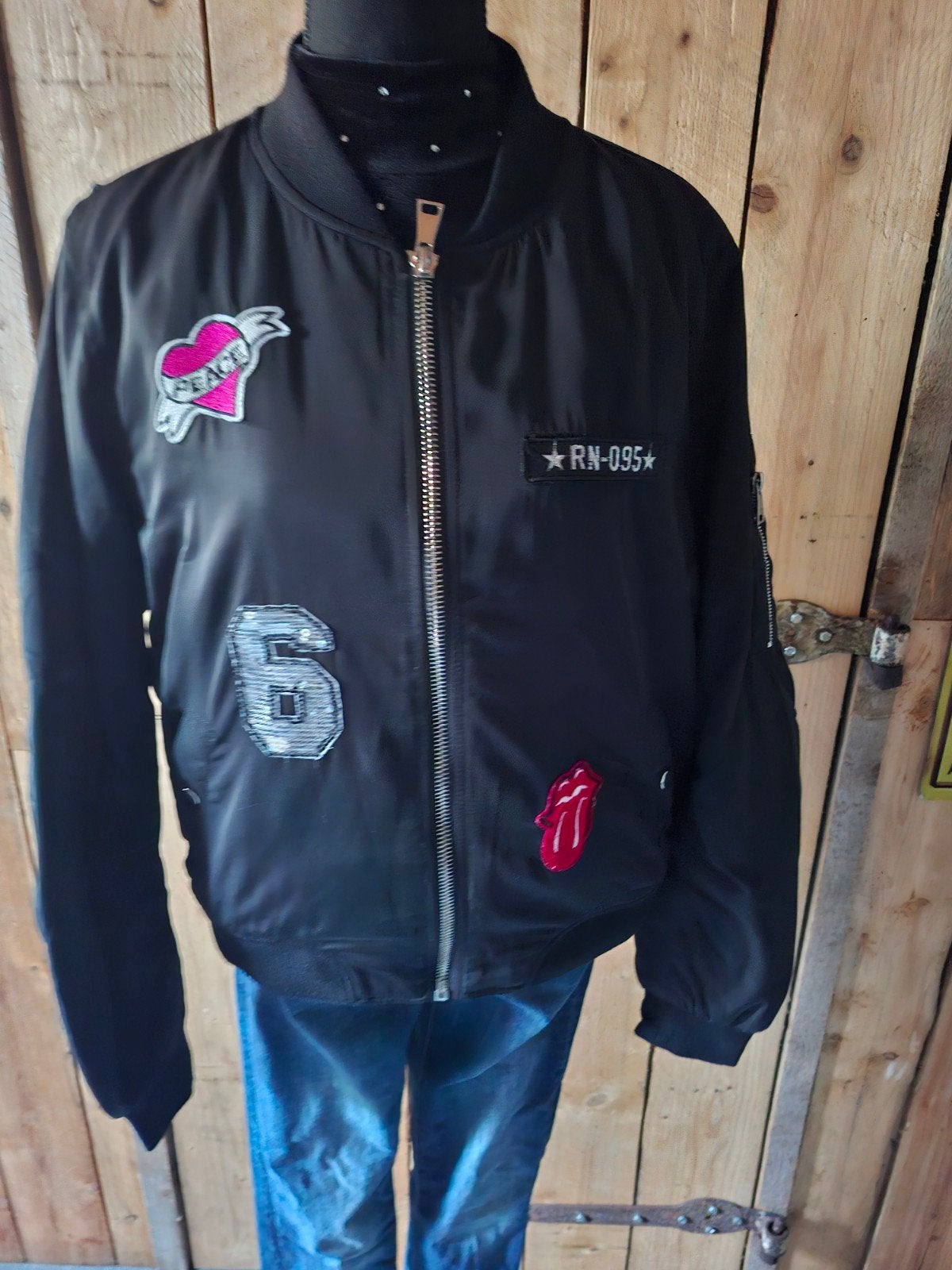 bomber tussenjasje M, Maat 48/50 (M), Zwart, Ophalen of Verzenden, Coolcat