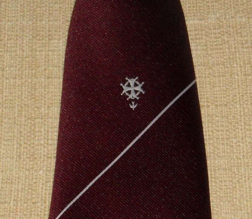 Hugenoten stropdas rood met Hugenotenkruis, Ophalen of Verzenden, Nieuw, Rood
