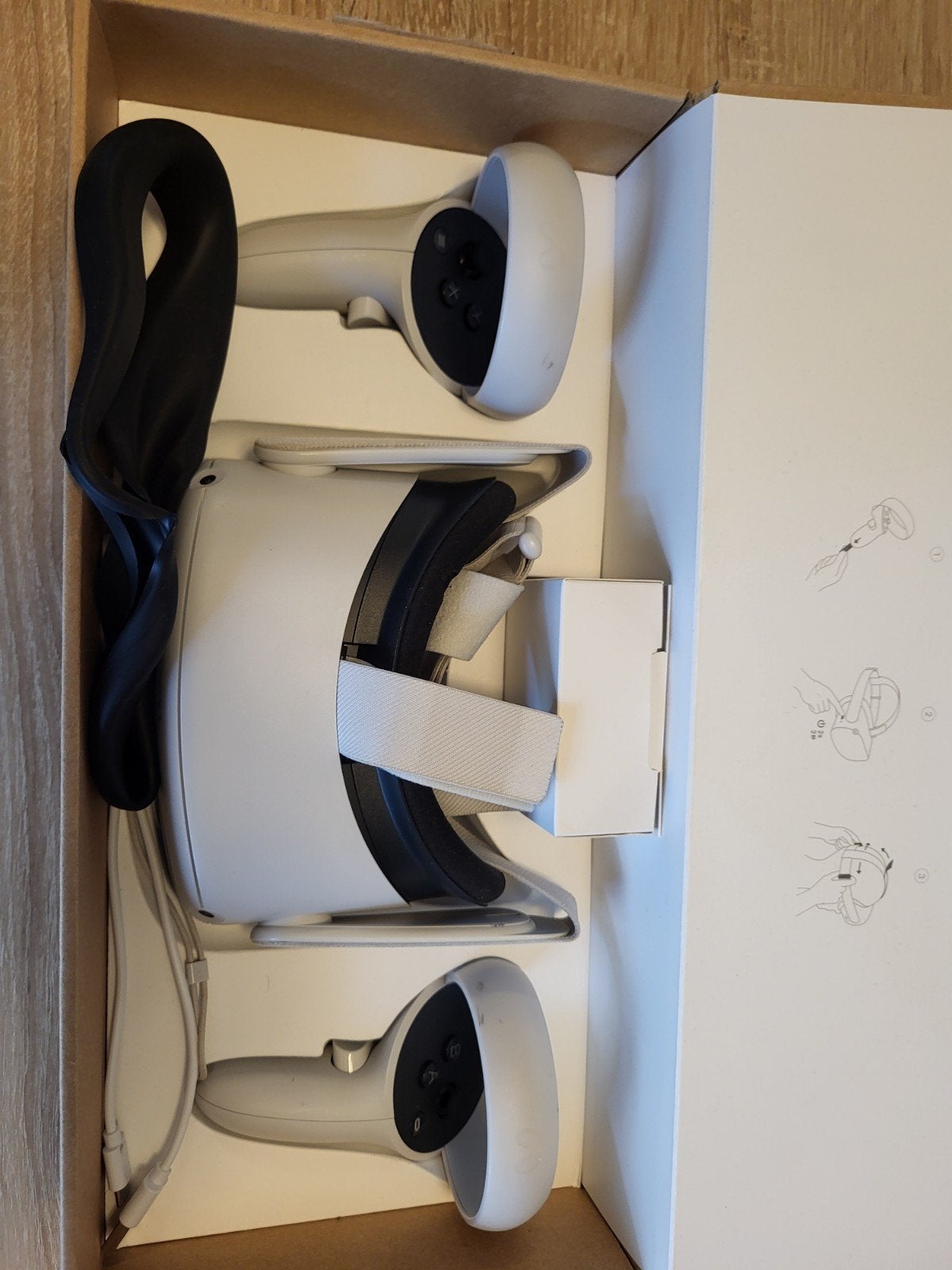 Meta Quest 2 VR-bril - Zo goed als nieuw, Spelcomputers en Games, Virtual Reality, Ophalen of Verzenden, Zo goed als nieuw, VR-bril