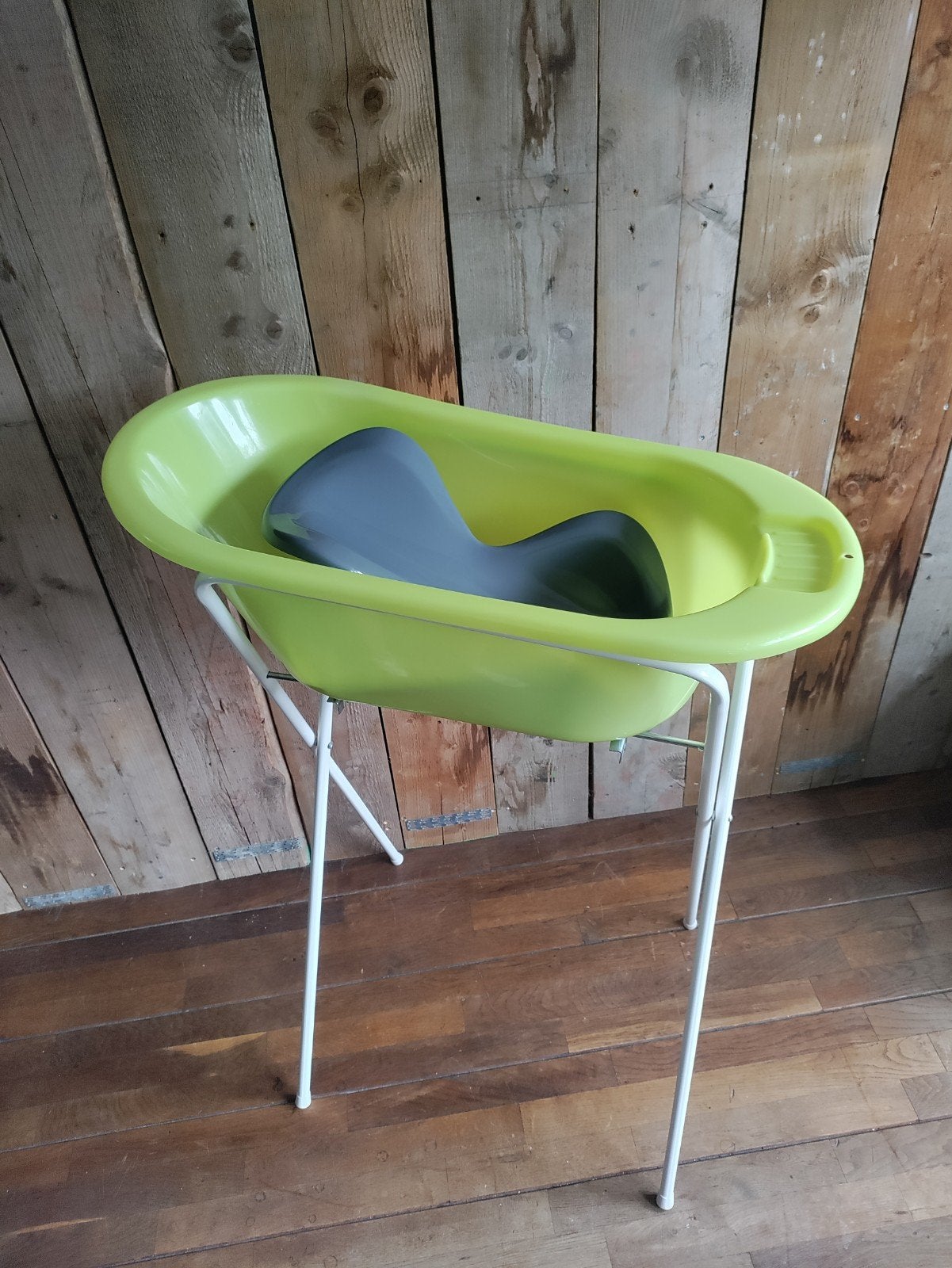 Babybadje kinderbadje + standaard + badzitje, Overige merken, Gebruikt, Ophalen of Verzenden, Badje