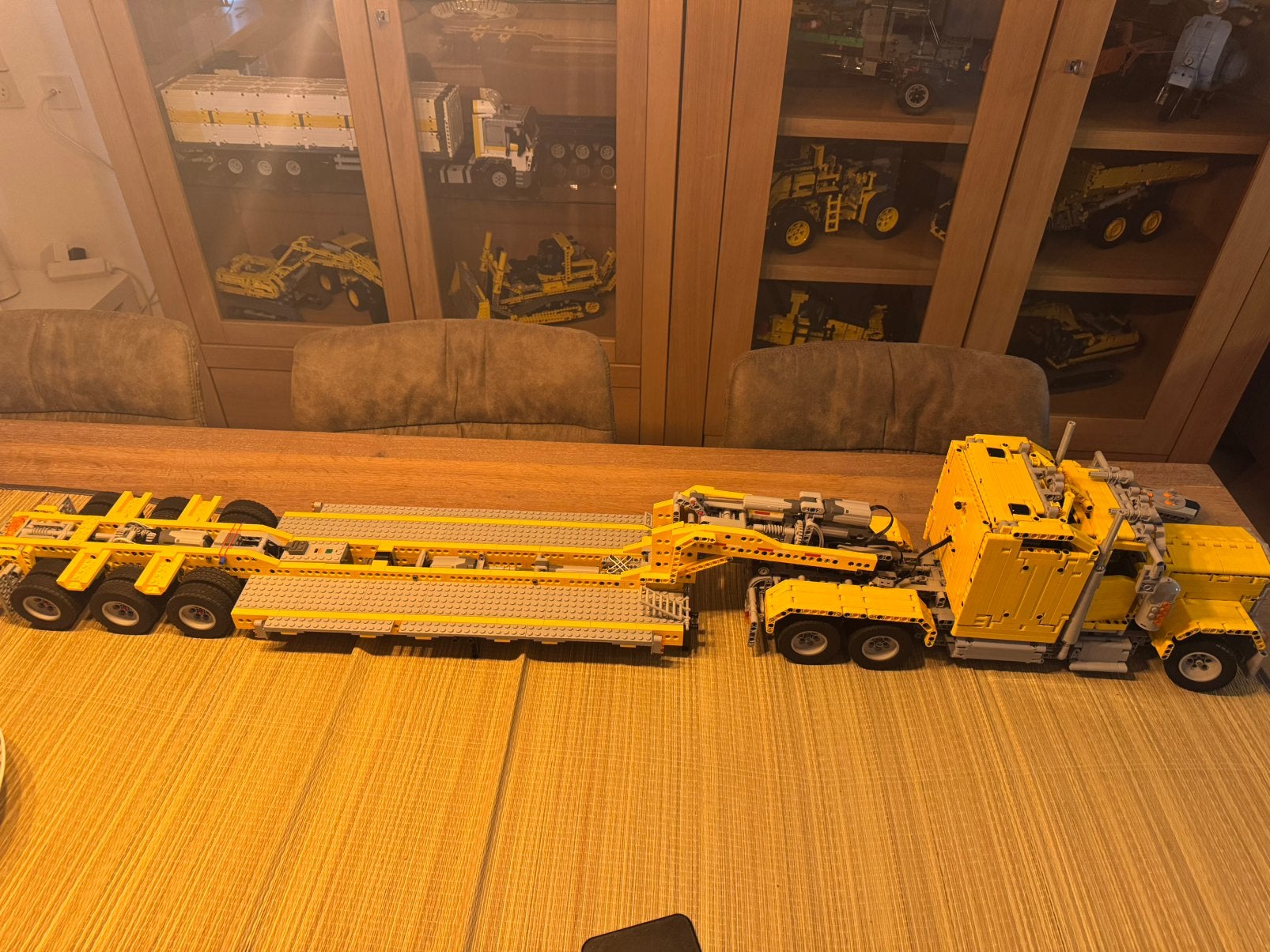 Lego technic moc truck dieplader, Ophalen, Zo goed als nieuw