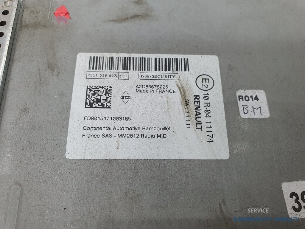 Radio module Renault Twingo III 3 281151069R multimedia syst, Renault Group, Gebruikt, Contact.group@renault.com, Renault