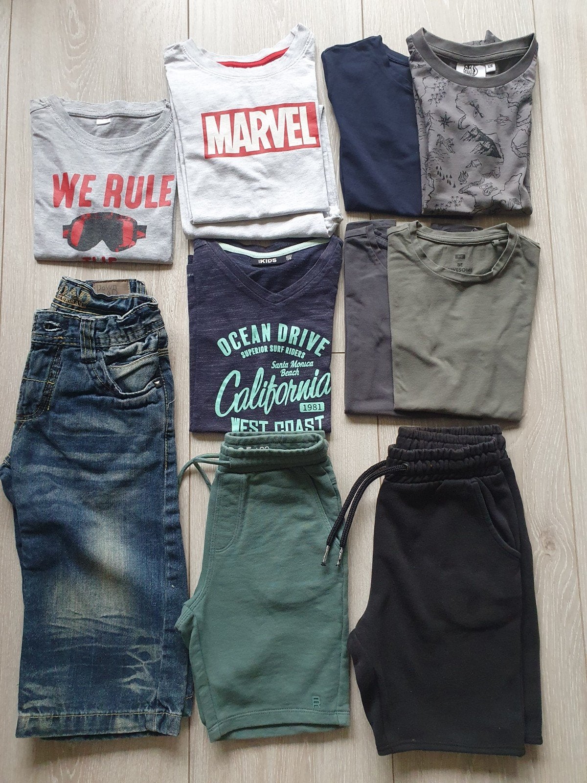 Jongenskleding Maat 122/128, Kinderen en Baby's, Kinderkleding | Maat 122, Zo goed als nieuw, Shirt of Longsleeve, Jongen, Diverse merken