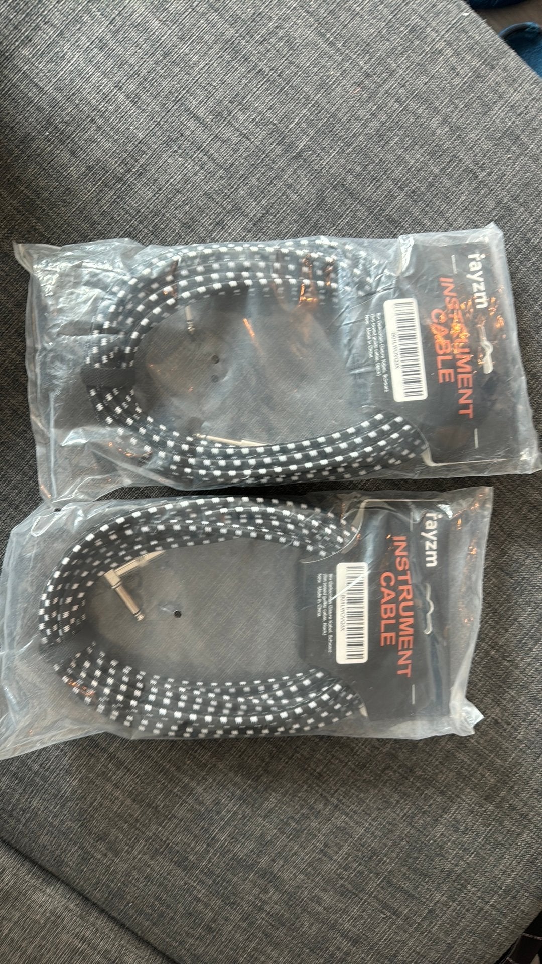 2x Instrument Cables 5m, Ophalen of Verzenden, Nieuw, 2 tot 5 meter, Luidsprekerkabel