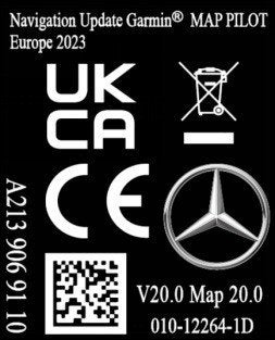 MERCEDES Star 2 Pilot Garmin V20 A213 SD 2026 Nieuw, Verzenden, Nieuw, Heel Europa, Landkaarten