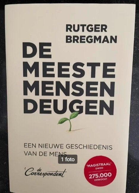 De meeste mensen deugen - Rutger Bregman, Ophalen of Verzenden, Nieuw