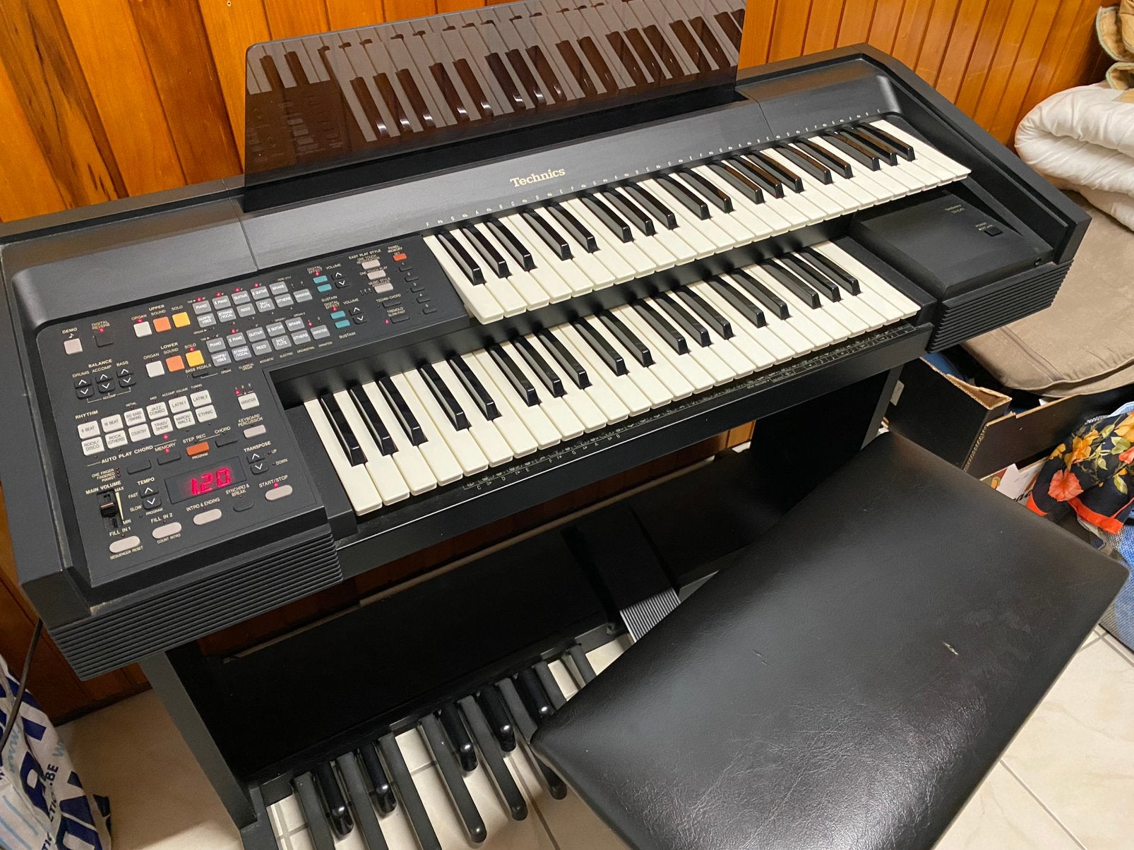 Techniks SX-EA1 orgel, Muziek en Instrumenten, Ophalen, Gebruikt, 2 klavieren, Orgel