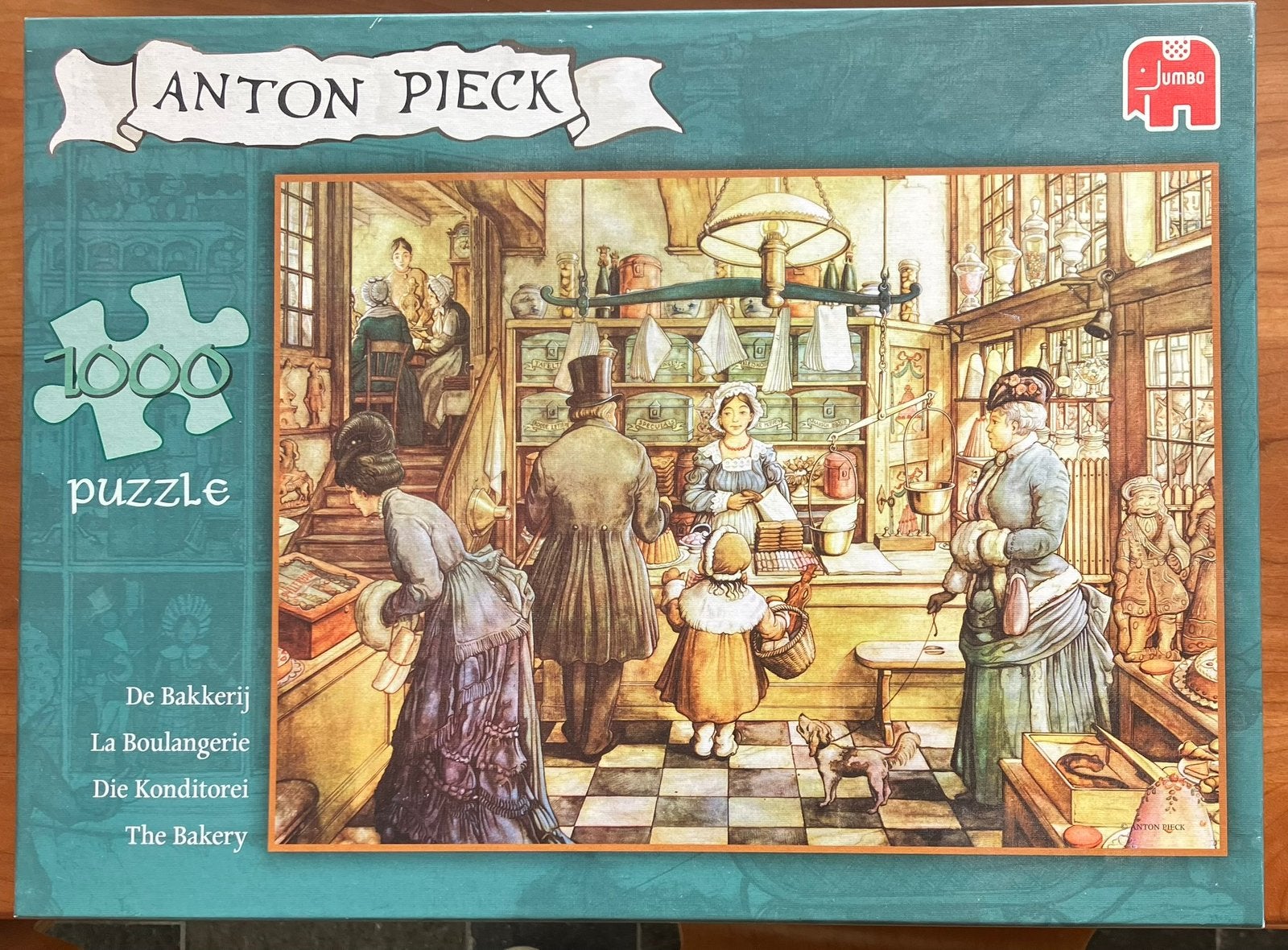 Anton Pieck - de Bakkerij, Jumbo puzzel 1000 stukjes zgan, Ophalen of Verzenden, 500 t/m 1500 stukjes, Zo goed als nieuw