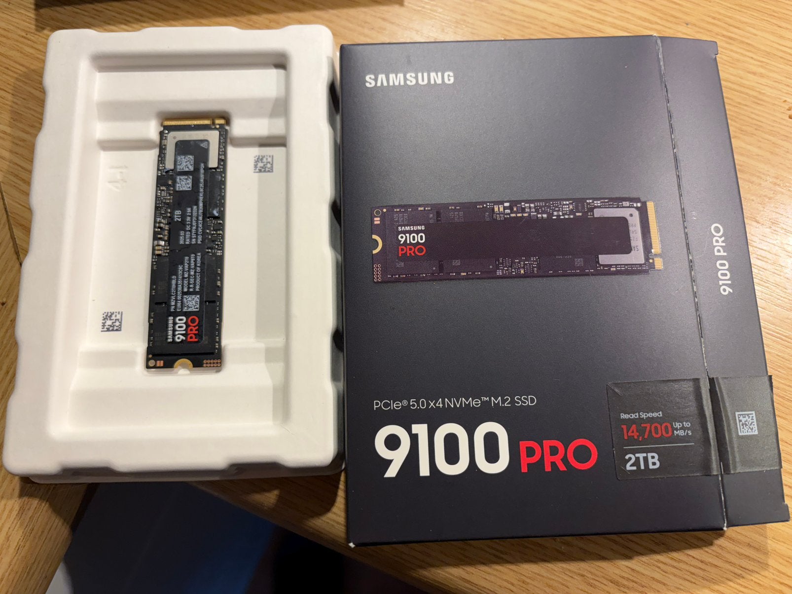 Samsung 9100 pro 2tb, Ophalen, Zo goed als nieuw, Desktop, USB