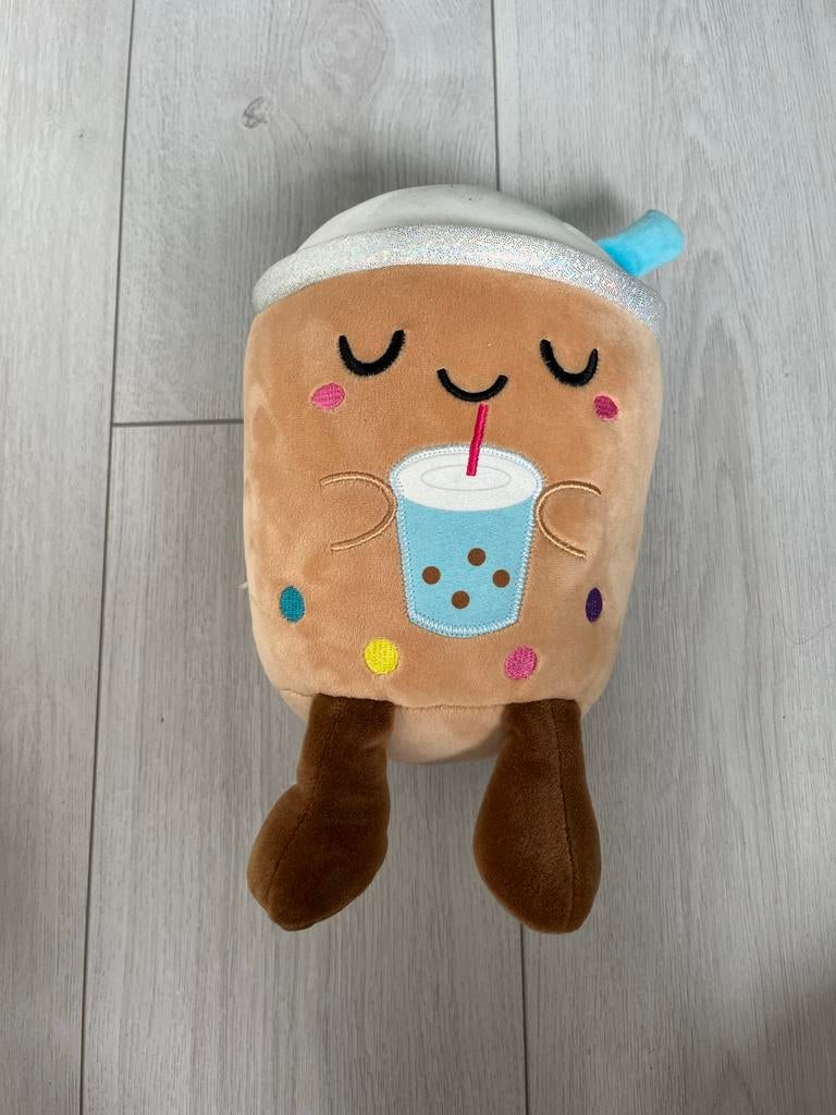 Leuke Boba Tea Knuffel - Bubble Tea Pluche, Ophalen of Verzenden, Zo goed als nieuw, Overige typen