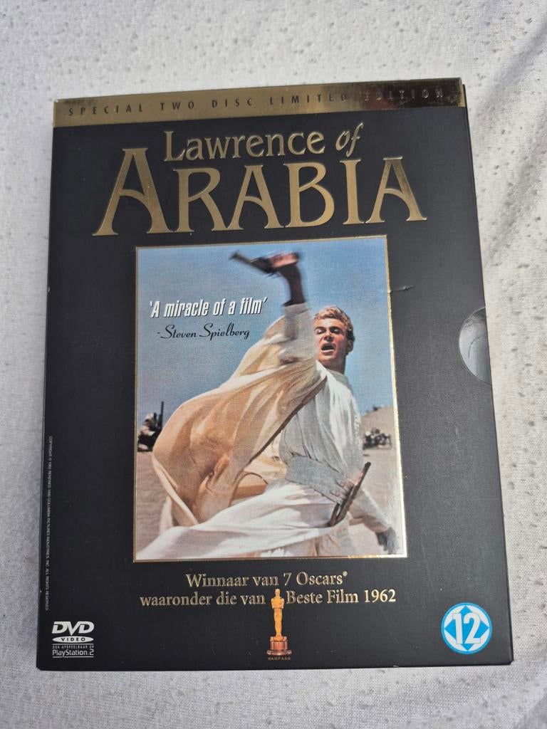 Lawrence of Arabia dvd, Cd's en Dvd's, Dvd's | Klassiekers, Ophalen of Verzenden, 1960 tot 1980, Zo goed als nieuw, Actie en Avontuur