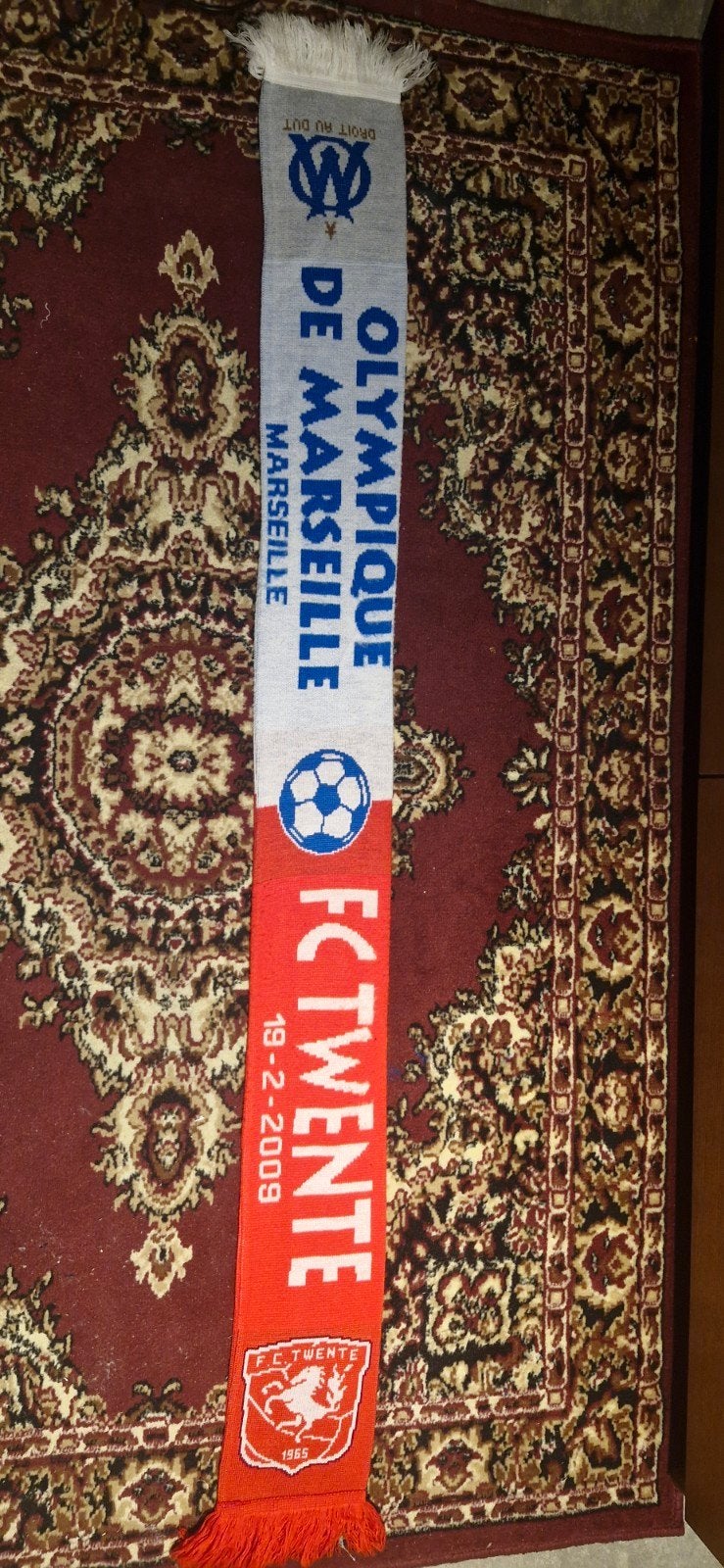 fc twente olympique marseille sjaal, Verzamelen, Ophalen of Verzenden