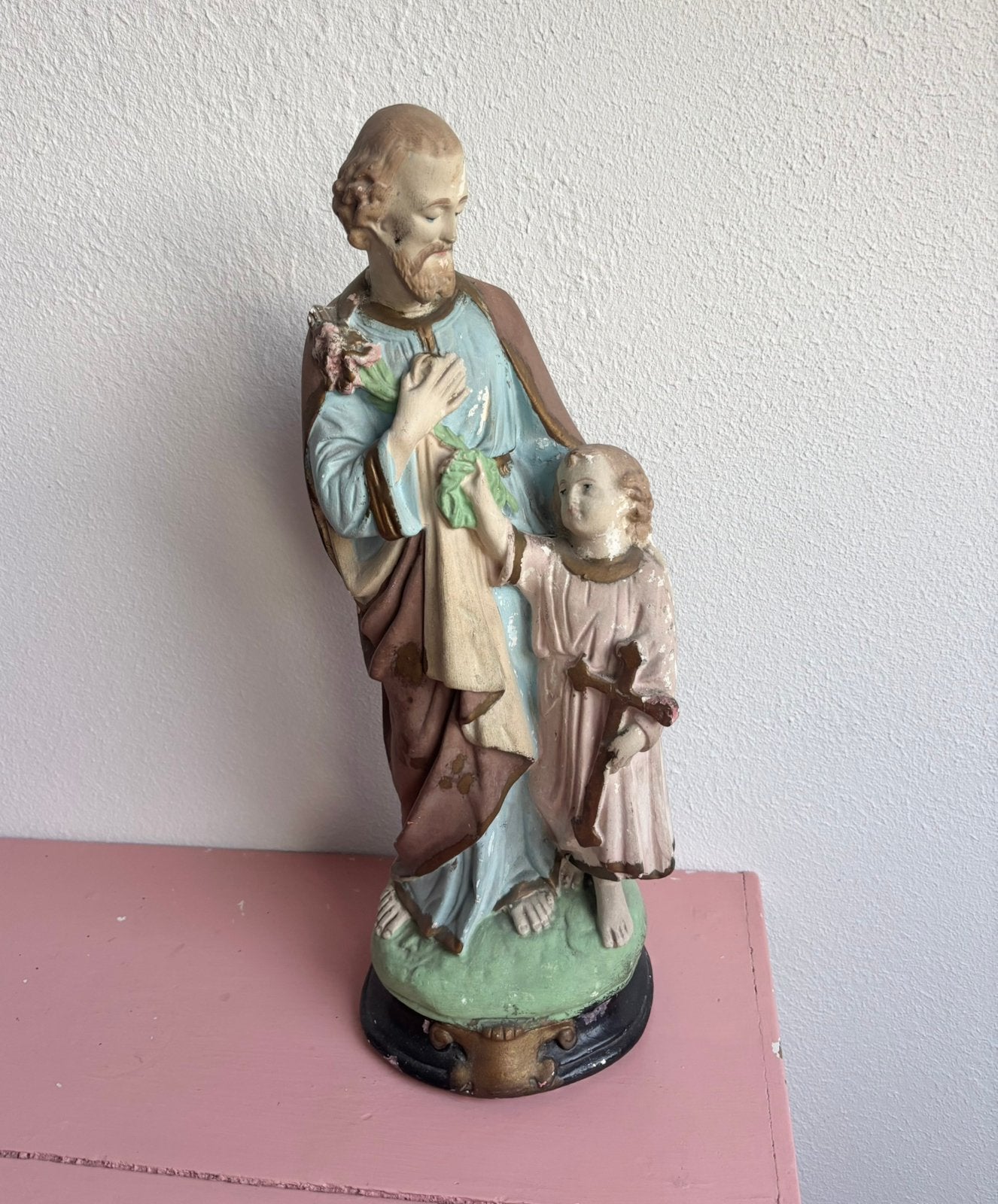 Sint Jozef met kind beeld, Ophalen of Verzenden
